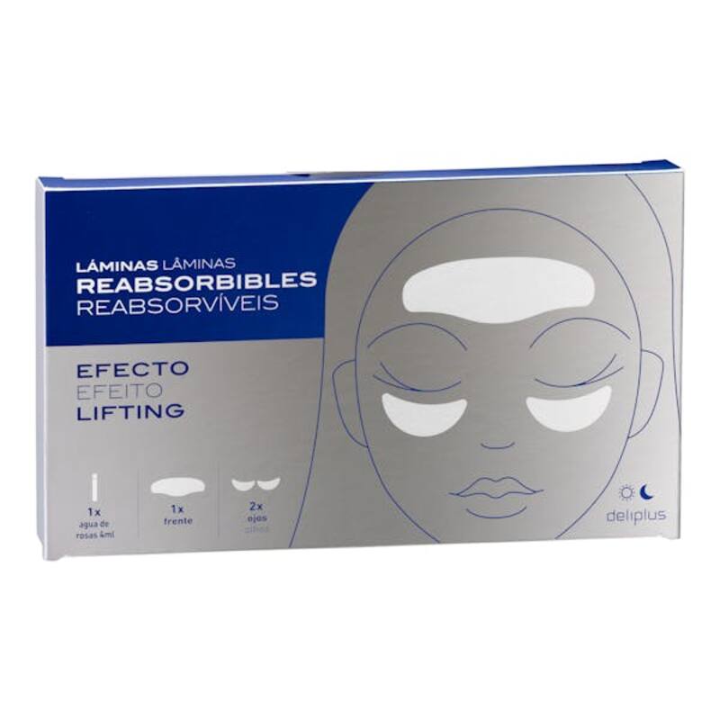Las láminas reabsorbibles efecto lifting de Deliplus proporcionan resultados instantáneos (Fuente: Mercadona)