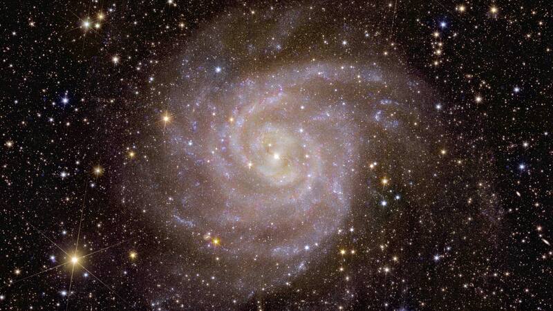 Galaxia espiral IC 342. Fuente: ESA.