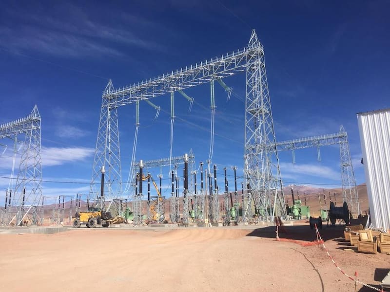 Obras en Cauchari, en el departamento de Susques