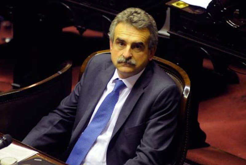 Agustín Rossi, en sus epocas de jefe de bancada en Diputados del kirchnerismo.