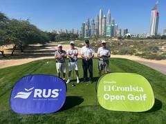 Los ganadores de El Cronista Open Golf disfrutan de la Dubai Cup 2023