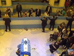 El último adiós a Diego Maradona desde la Casa Rosada