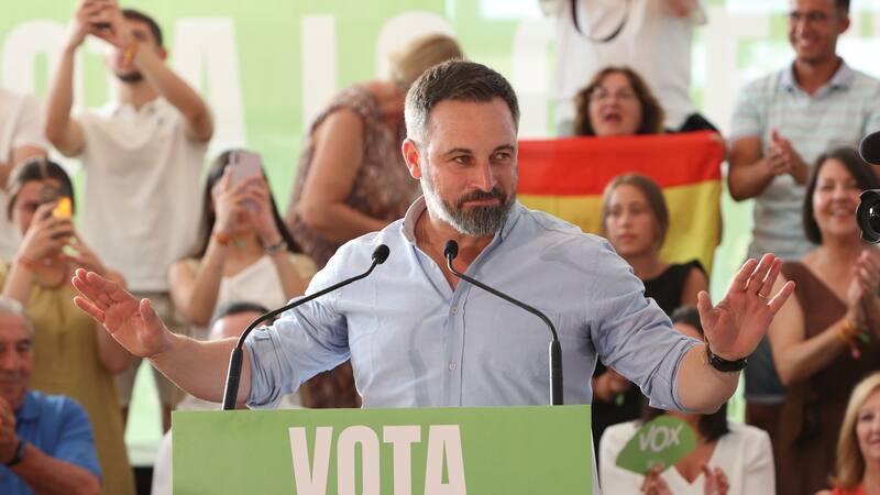 Abascal tildó a Pedro Sánchez de "autócrata" y lamentó que no haya alternativas factibles a un "gobierno de destrucción"
