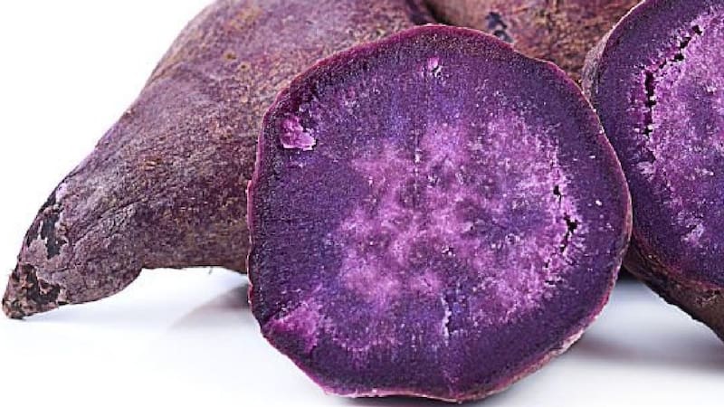 El ñame morado es beneficioso para la salud cerebral.