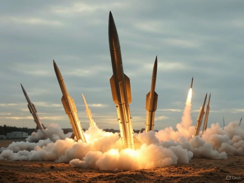 Una simulación térmica muestra cómo funciona una bomba de hidrógeno no nuclear similar a la desarrollada por China, capaz de generar más de 1.000°C en cuestión de segundos. (Fuente: Grok IA)