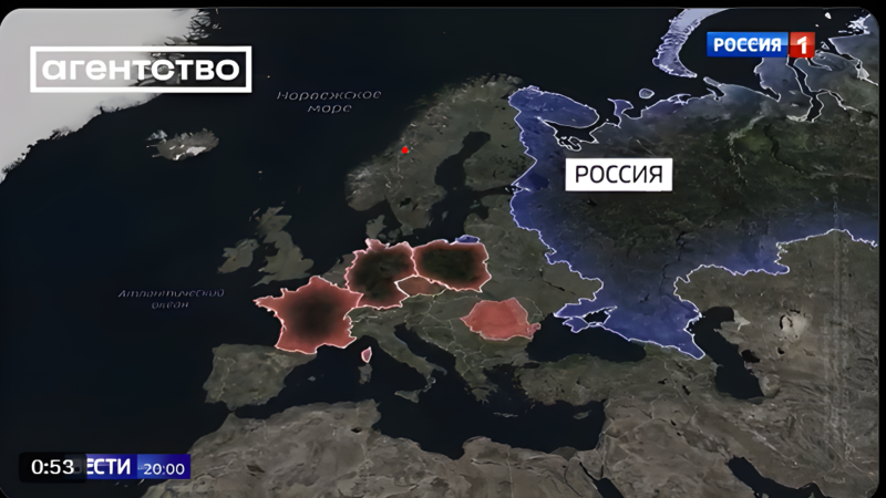 La TV rusa mostró cómo Putin destruirá toda Europa: estos serían los primeros países en ser atacados.