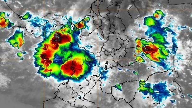 Emitieron alertas en distintos departamentos por riesgo de tormentas y acumulados de lluvia.