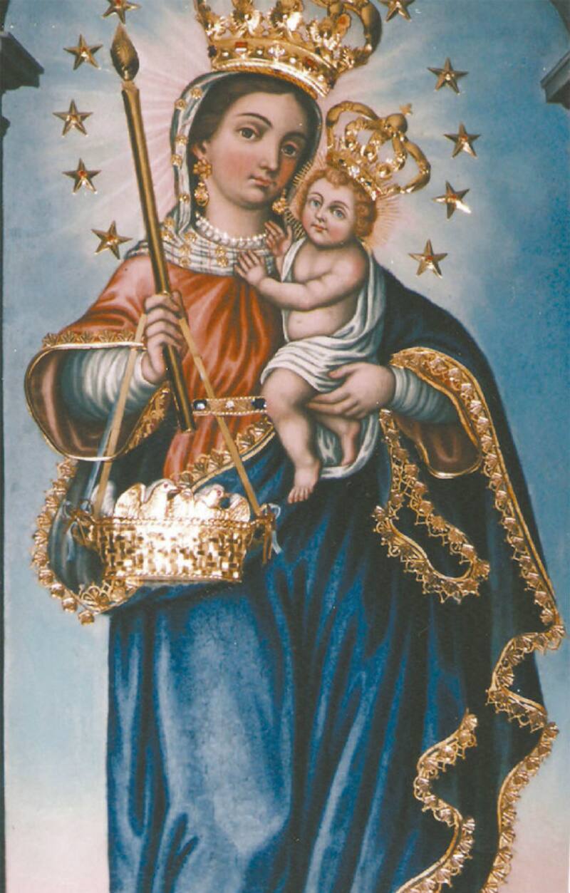 Virgen de la Candelaria. Fuente: archivo