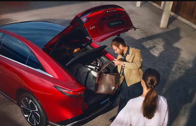 El Mazda6e fusiona una estética minimalista. (Fuente: Mazda)