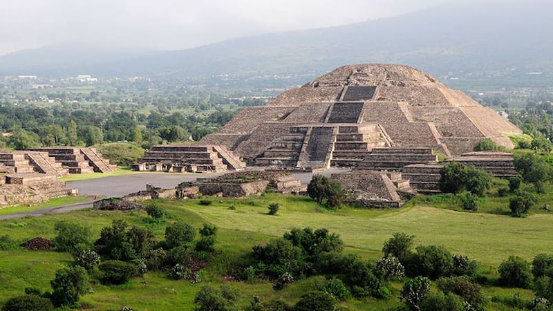 Las pirámides de Teotihuacán. .(Foto: Dirección de Patrimonio Mundial)