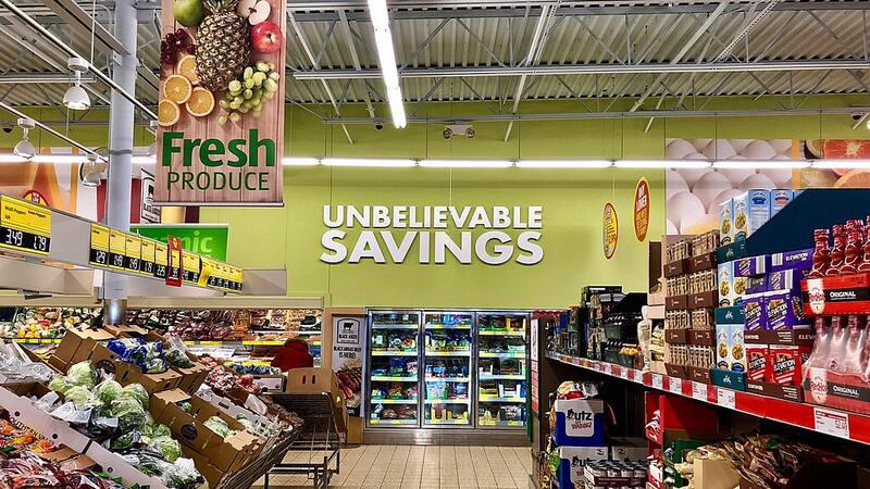 En Aldi se pueden conseguir productos saludables a buenos precios.