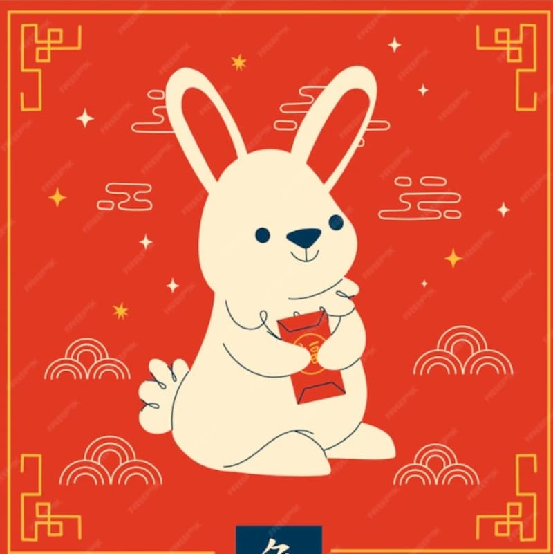 El año del Dragón traerá grandes novedades para el Conejo en el 2024 (Fuente: www.freepik.es)