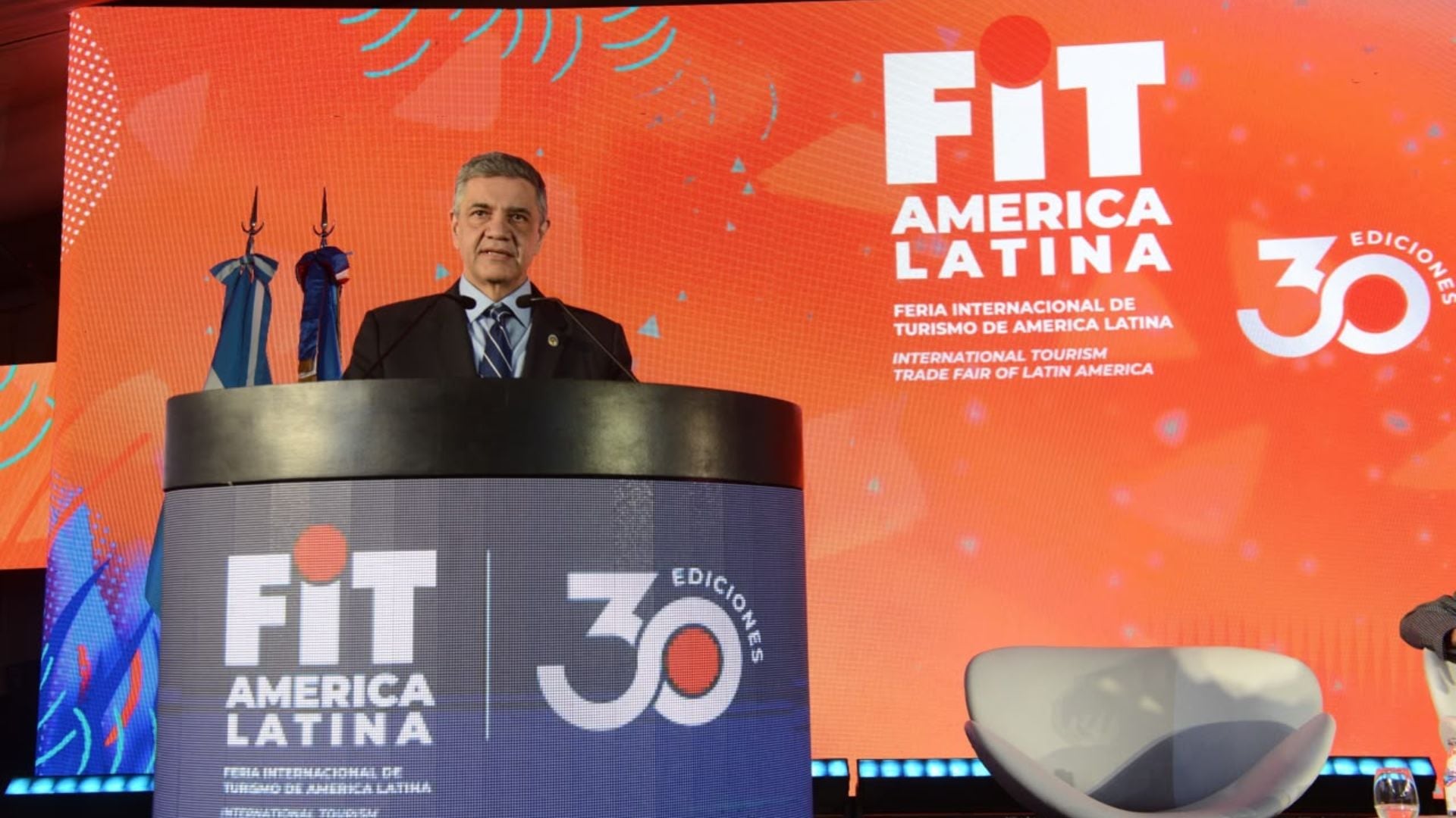 Jorge Macri en la Feria Internacional de Turismo.