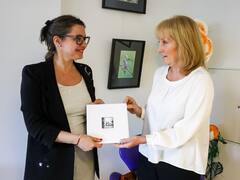 Gisela Marziotta y un encuentro con la intendenta de Montevideo