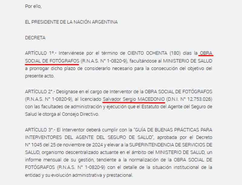El decreto firmado por Javier Milei y publicado el 26 de febrero en el Boletín Oficial