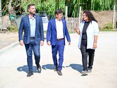 Retoman una obra hídrica paralizada por Milei para que "los vecinos no se inunden más"