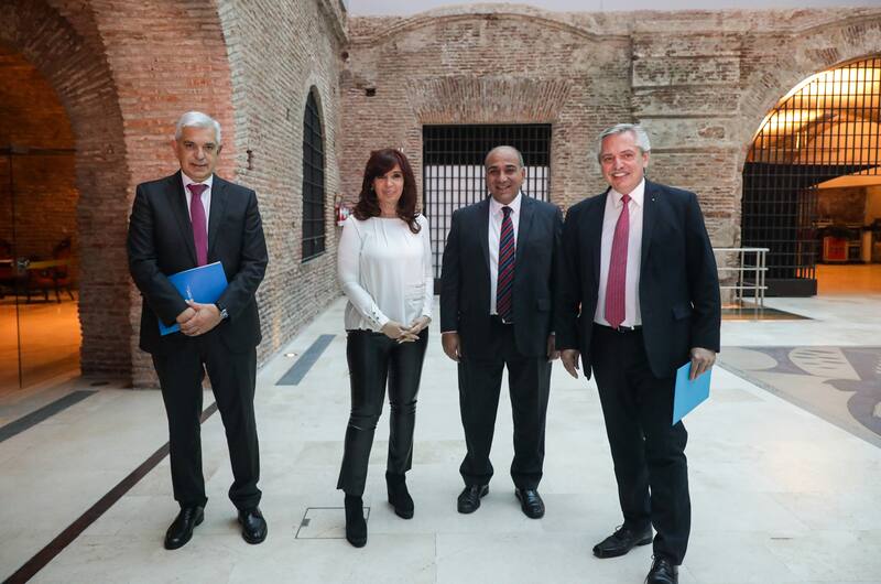 En septiembre, Domínguez, Cristina Kirchner, Manzur y Fernández mostraron avances del proyecto.