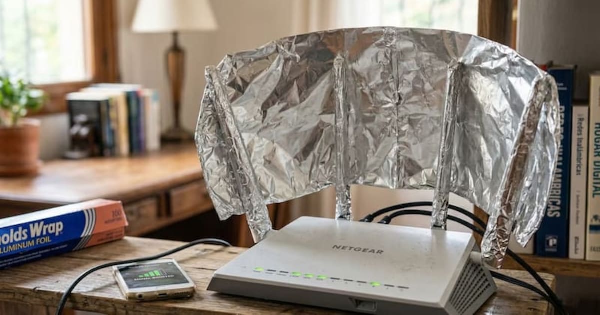 Wireless Router Aluminio Poner papel de aluminio en el router del Wi-Fi, para qué se utiliza y ...