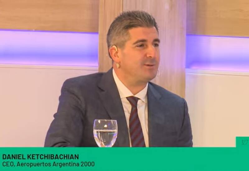 Daniel Ketchibachian, CEO de Aeropuertos Argentina 2000