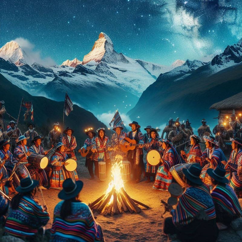 Oración para honrar la Pachamama y agradecerle. Fuente: Bing AI.