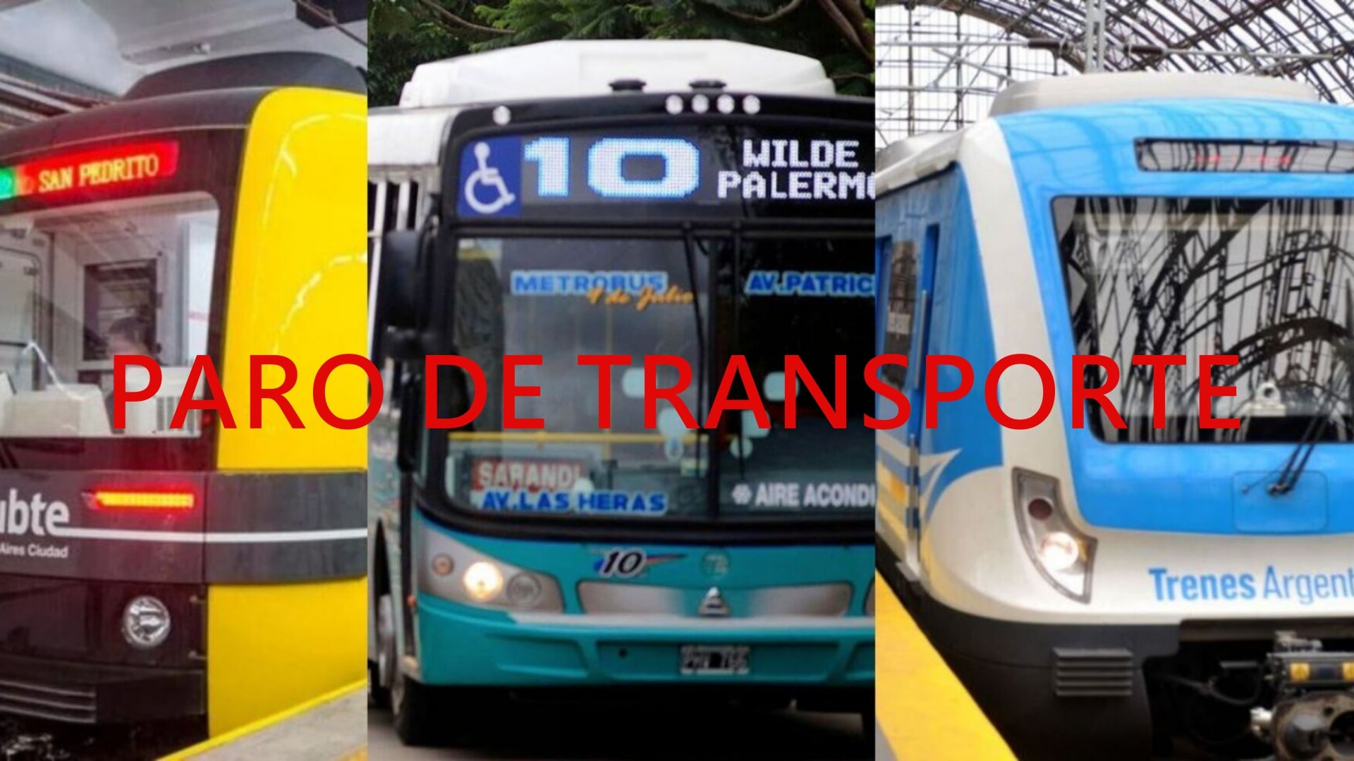 Paro de transporte: el Gobierno inició sumarios y prepara sanciones millonarias contra UTA y La Fraternidad