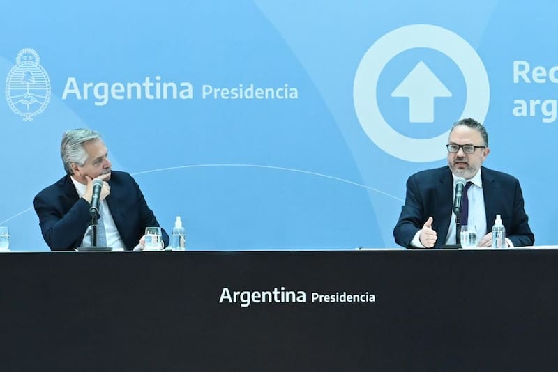 Alberto Fernández y Matías Kulfas