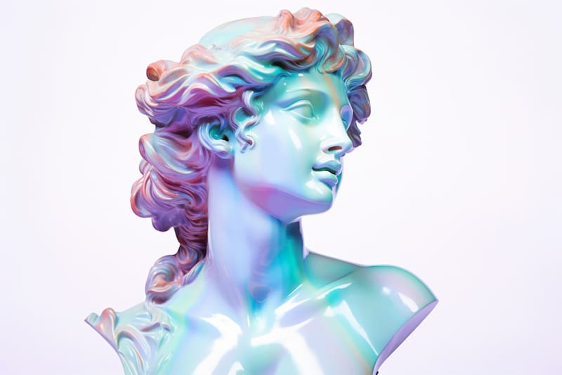 Busto de diosa griega. Fuente: Freepik.