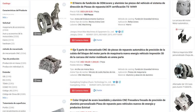Existen otro sitios, como made-in-china.com, que también se especializan en este rubro.