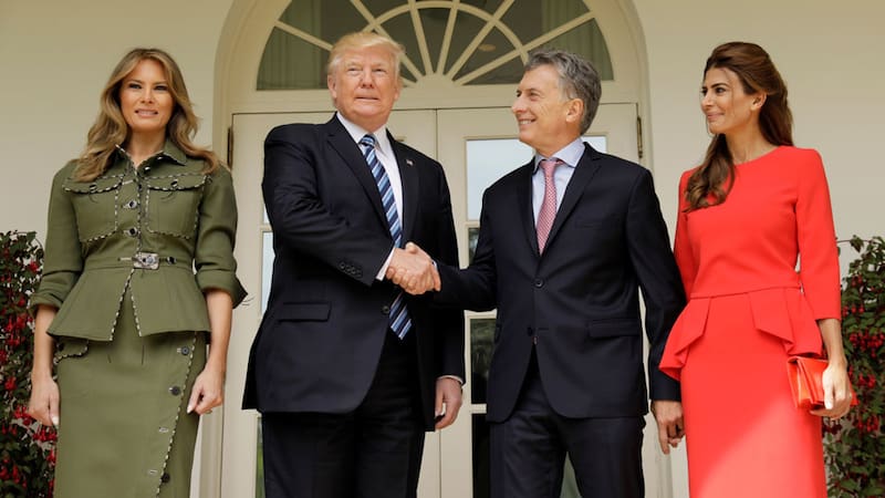 Donald Trump y Mauricio Macri en Washington DC