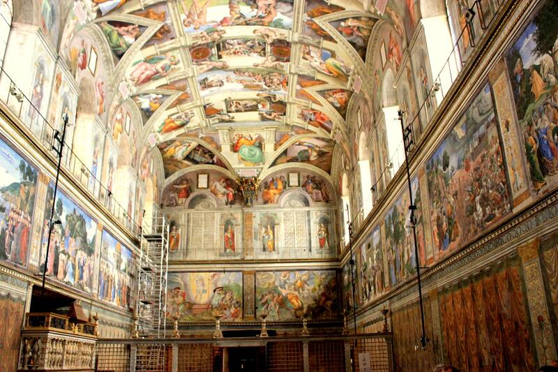 Capilla Sixtina en Italia. Fuente: Shutterstock