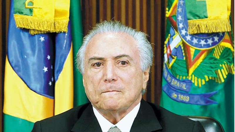 Las encuestas dan a Michel Temer sólo el 15% de aprobación popular