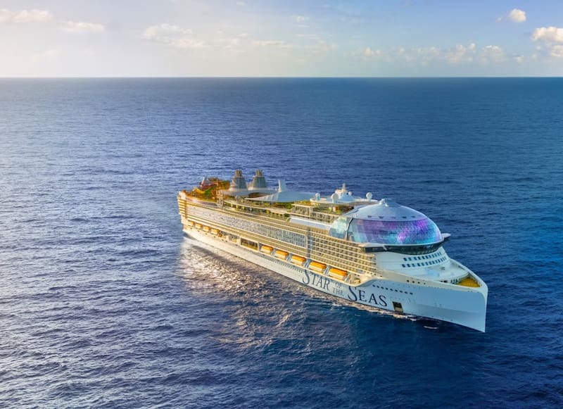 Así será el Legend of the Seas: estará operativo comercialmente en 2026. Fuente: Royal Caribbean.