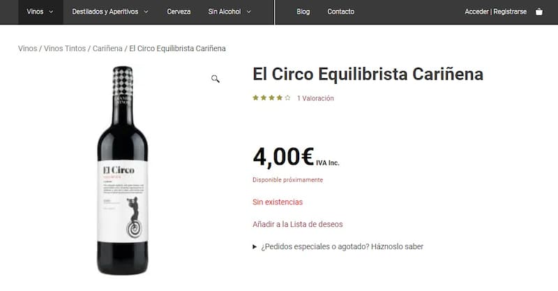 Este vino, cultivado en los viñedos de Cosuenda, proviene de tierras que cuentan con una antigüedad de más de 15 años. (Imagen: captura de pantalla)