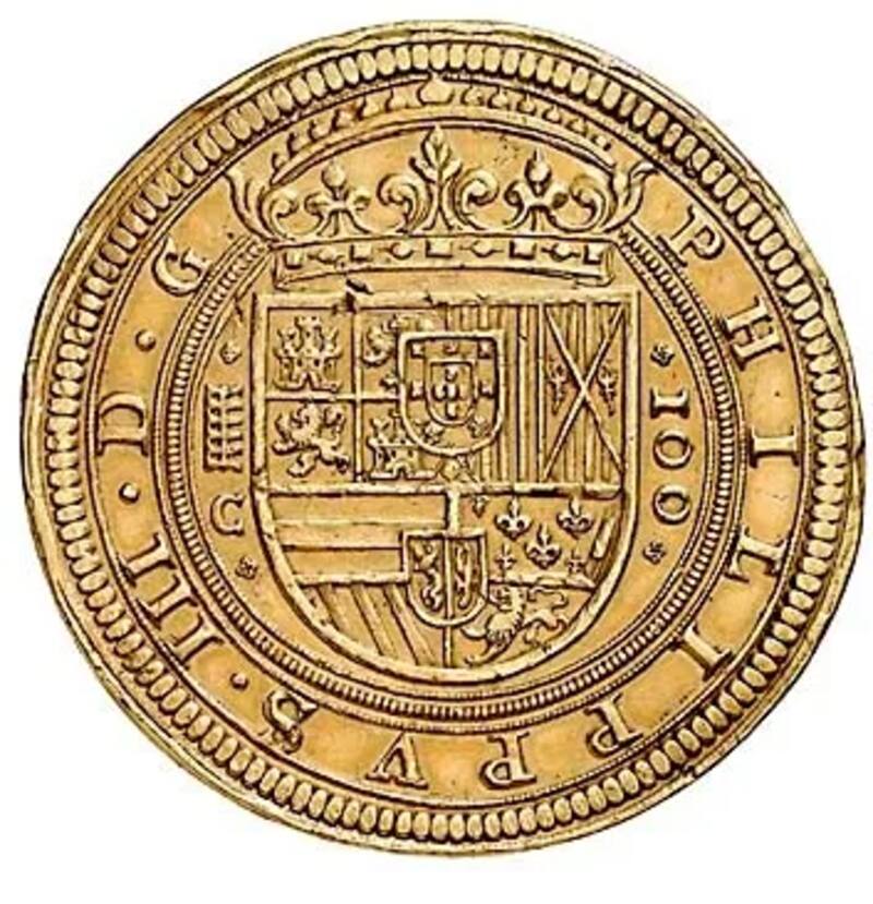 Centén acuñado en 1633. (Imagen: archivo)