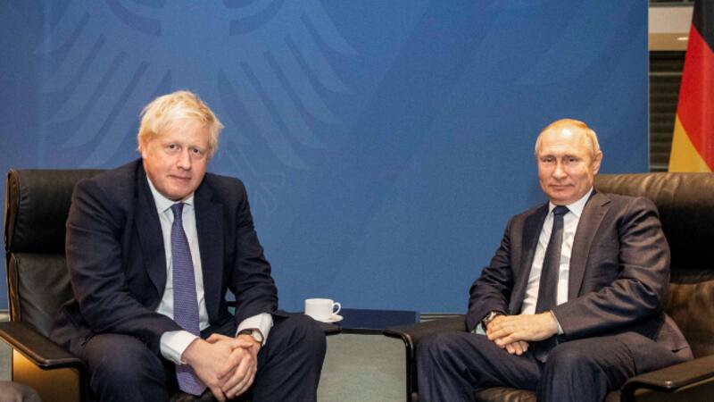 Johnson y Putin en 2020. EUROPAPRESS