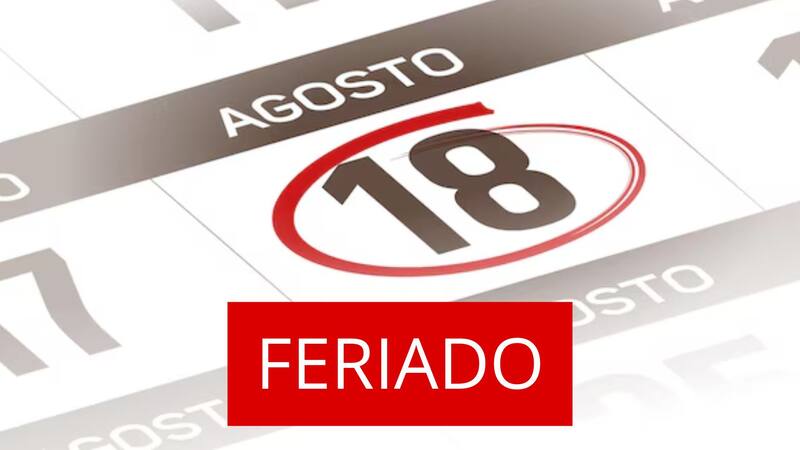 Nuevo feriado el próximo 18 de agosto. (Fuente: archivo)