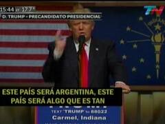 El día que Donald Trump habló (mal) de la Argentina