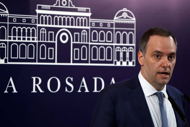 Anuncio de Manuel Adorni.