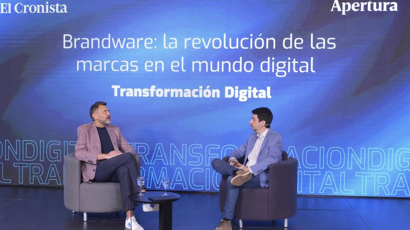 Fabian Colussi, CEO de Brandware, junto a Leandro Dario