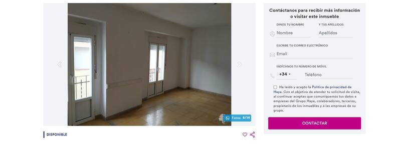 El interior de la vivienda goza de muy buena iluminación natural. (Foto: www.haya.es).