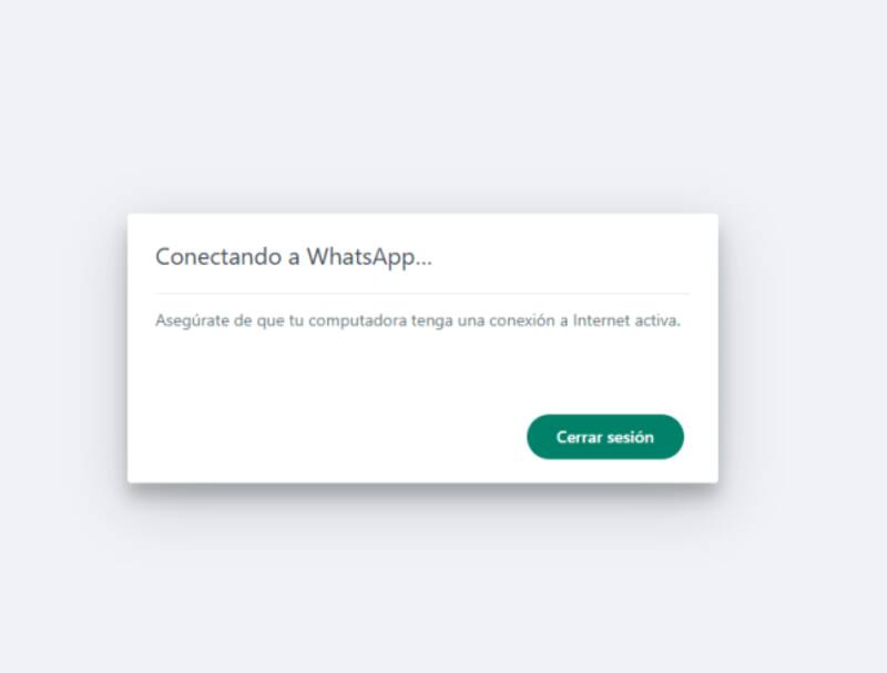 Uno de los errores reportados por los usuarios tuvo que ver con la conexión de WhatsApp Web.