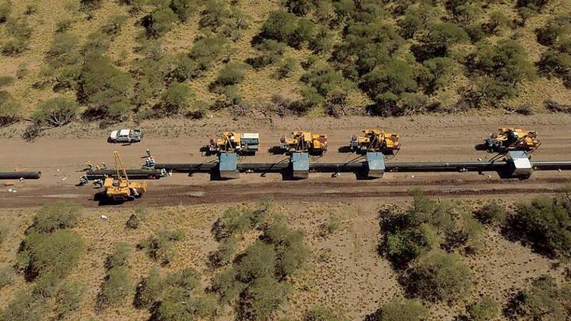 El primer tramo del GNK se construyó en 10 meses
