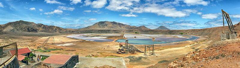 Así son las salinas del volcán Pedro do Lume en Cabo Verde (Foto: Wikimedia Commons - WJornalist)