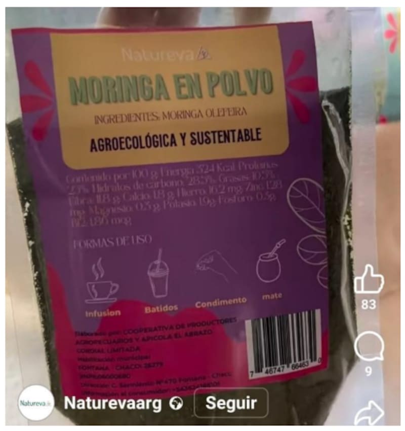 El producto detectado como "ilegal".