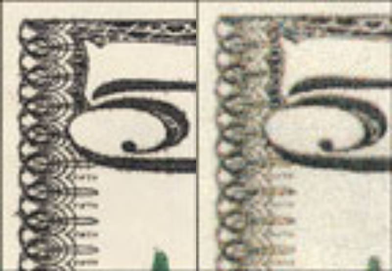 Dólar original // Dólar falso