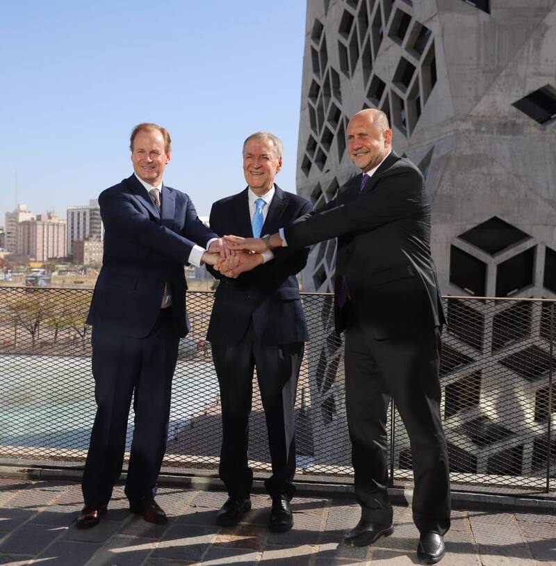 Los gobernadores Bordet, Schiaertti y Perotti