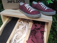 Zapatillas que no dejan huella: Las clásicas John Foos ahora se hacen también con restos de otros calzados