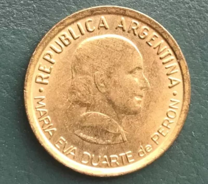 La moneda argentina de 50 centavos de 1997 es muy buscada por los coleccionistas. (Fuente: mercadolibre.com.ar)
