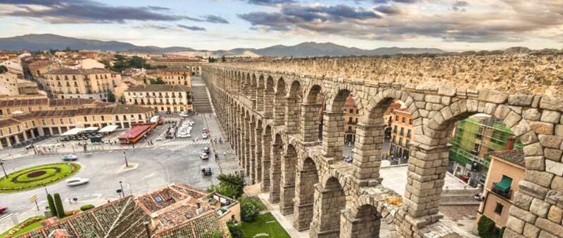 Acueducto de Segovia. Foto: Spain Info.