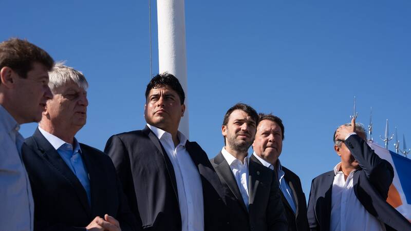 Patónicos: Gustavo Melella, Segio Ziliotto, Claudio Vidal, Ignacio Torres, Alberto Weretilneck y Rolando Figueroa